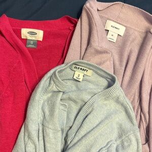 LOT of 3 Old Navy cardigans